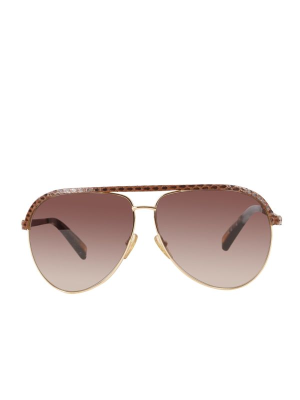 Marc JacobsSnakeskin Sunglasses