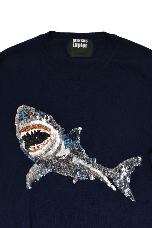 MARKUS LUPFER DOLPHIN SEQUIN NATALIE SWEATSHIRT