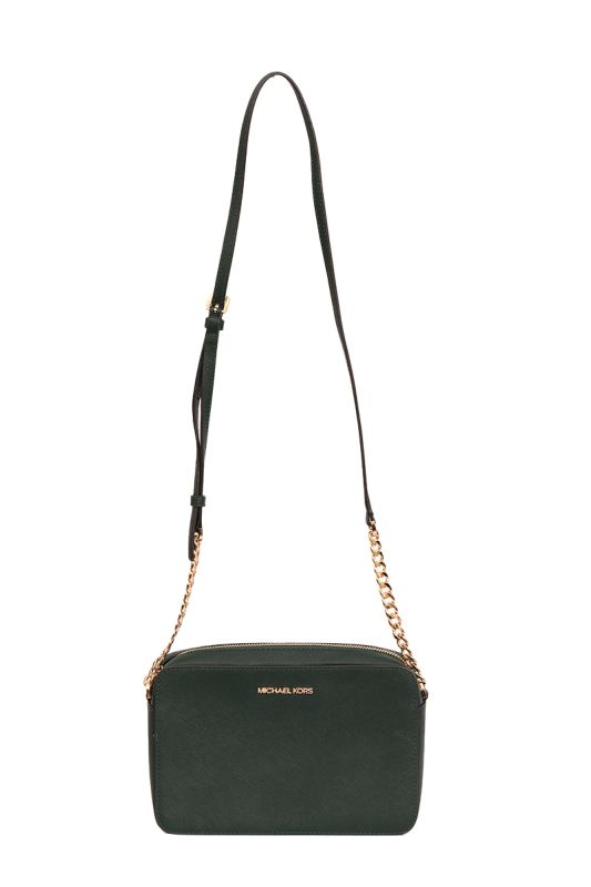 Michael Kors Jet Set Leather Crossbody Bag