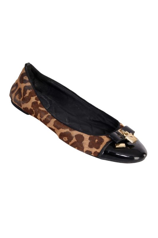 MICHAEL KORS ANIMAL PRINT BALLERERINAS