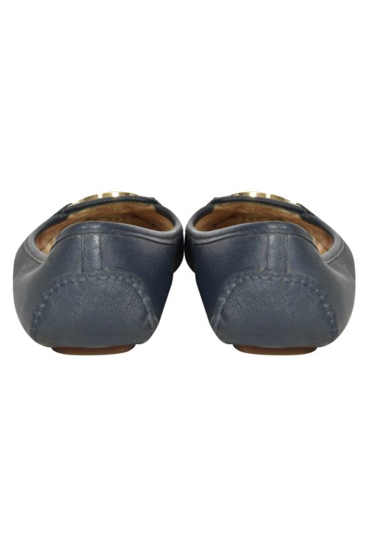Michael Kors Ballet Logo Blue Ballerinas