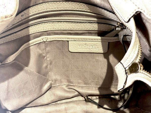 MICHAEL KORS BEVERLY PYTHON EMBOSSED BAG