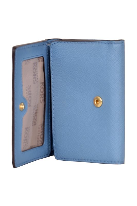 Michael Kors Blue Bi- Fold Wallet