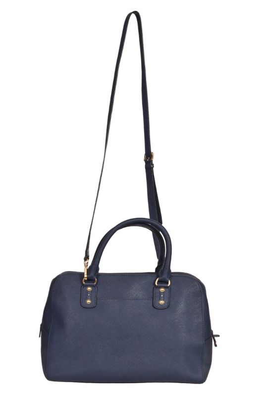 Michael Kors Blue Leather Cindy Satchel