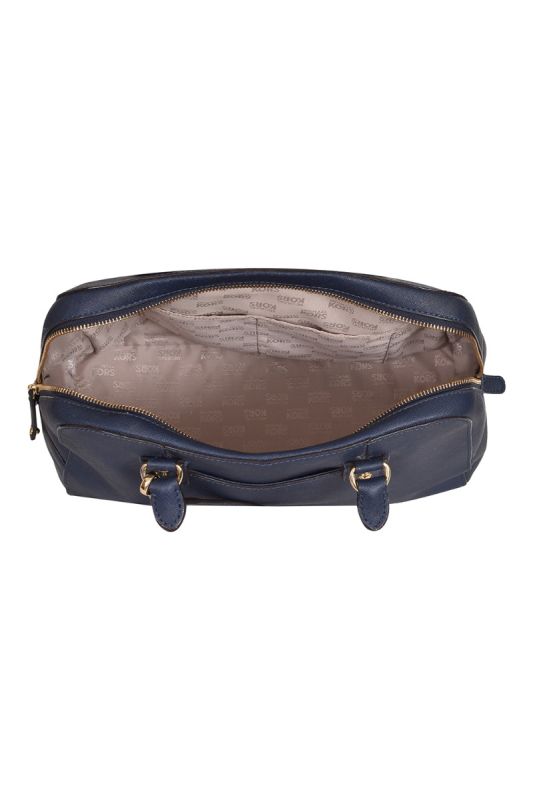 Michael Kors Blue Leather Cindy Satchel