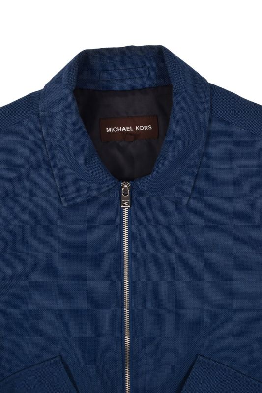 MICHAEL KORS BLUE ZIPPER JACKET