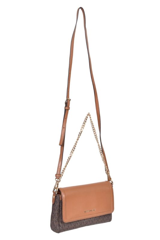 Michael Kors Brown Leather Crossbody Bag
