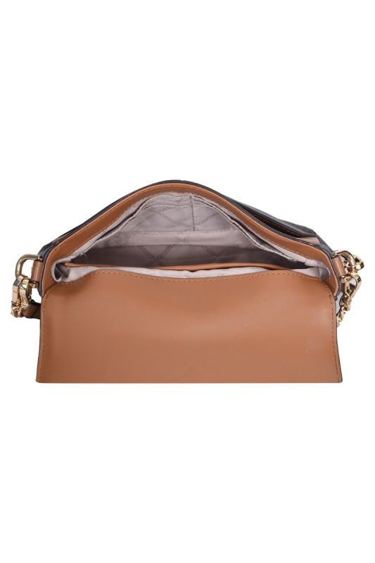Michael Kors Brown Leather Crossbody Bag
