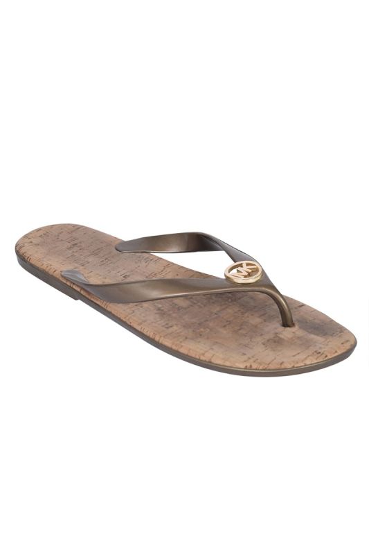 Michael Kors Brown Logo Flats