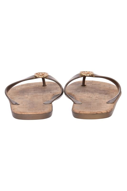 Michael Kors Brown Logo Flats