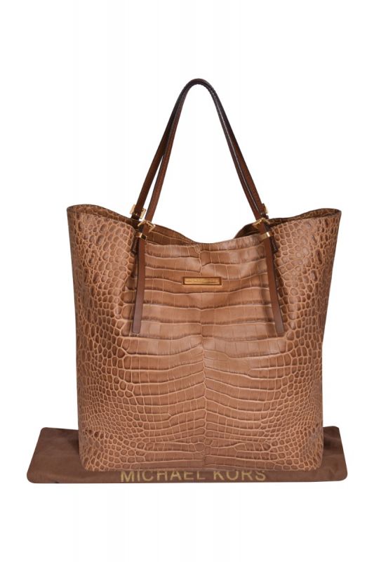 Michael Kors Brown Snakeskin Handbag