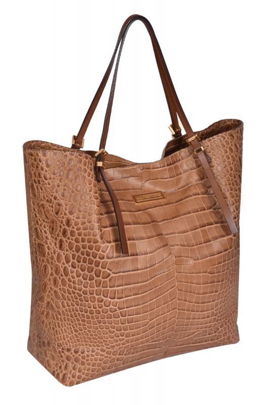 Michael Kors Brown Snakeskin Handbag