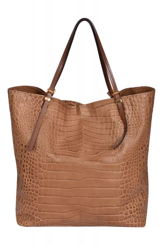 Michael Kors Brown Snakeskin Handbag