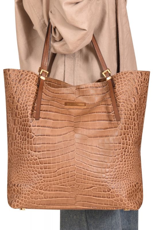Michael Kors Brown Snakeskin Handbag