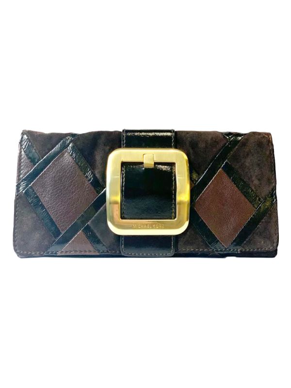 MICHAEL KORS BUCKLE CLUTCH