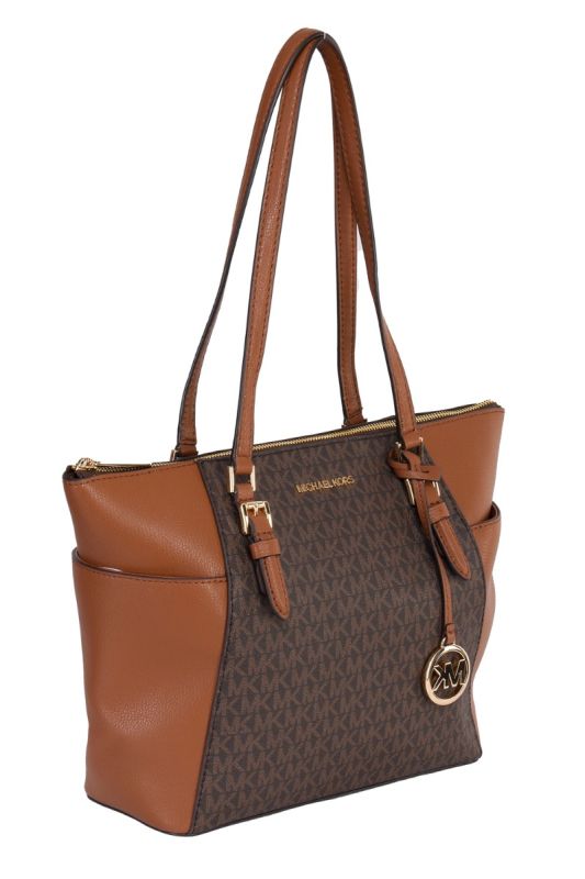 MICHAEL KORS CHARLOTTE SIGNATURE TOTE BAG