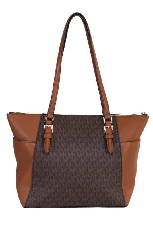 MICHAEL KORS CHARLOTTE SIGNATURE TOTE BAG