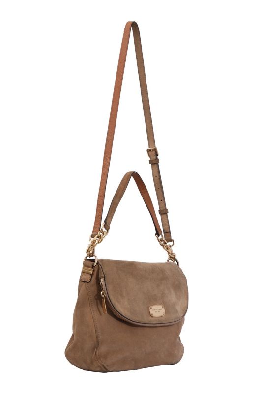 Michael Kors Convertible Bedford Suede Shoulder Bag