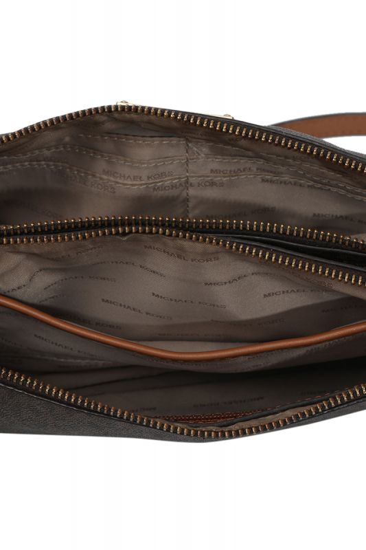 Michael Kors Double Pochette Coated Canvas Crossbody Bag