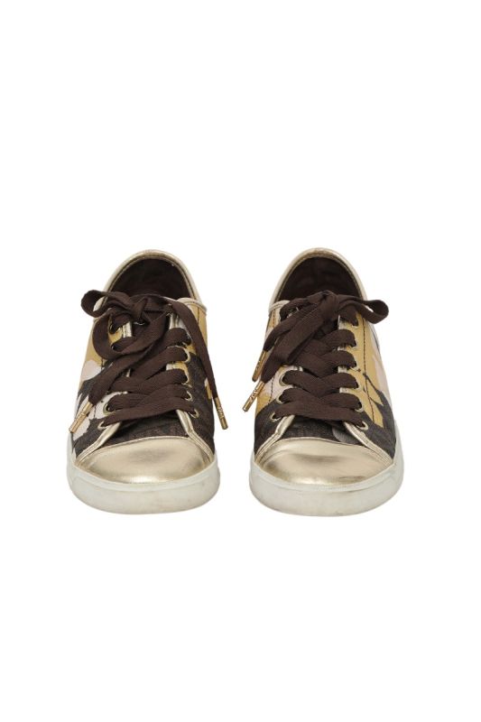 Michael Kors EU 37 Trim Metallic Sneakers