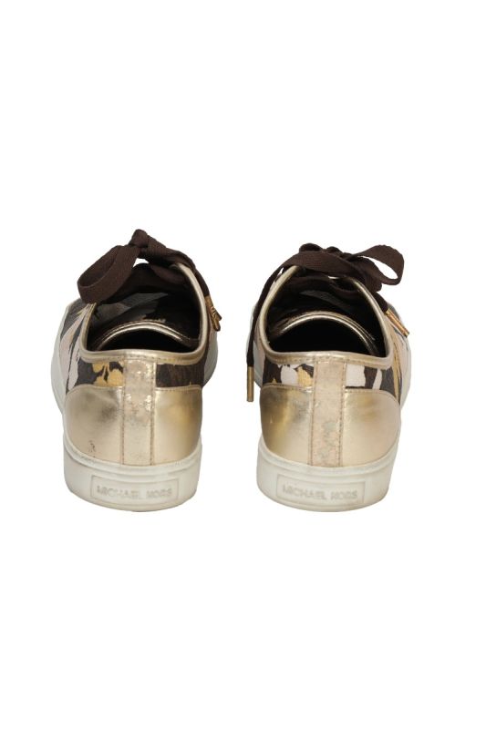 Michael Kors EU 37 Trim Metallic Sneakers