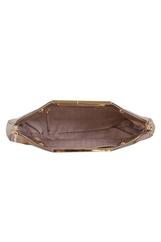 Michael Kors Gold Berkley Clutch