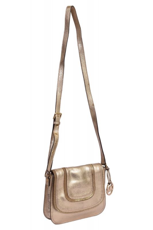 Michael Kors Gold Sling Bag