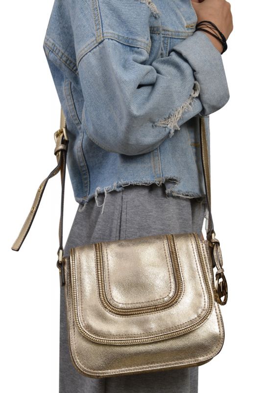 Michael Kors Gold Sling Bag