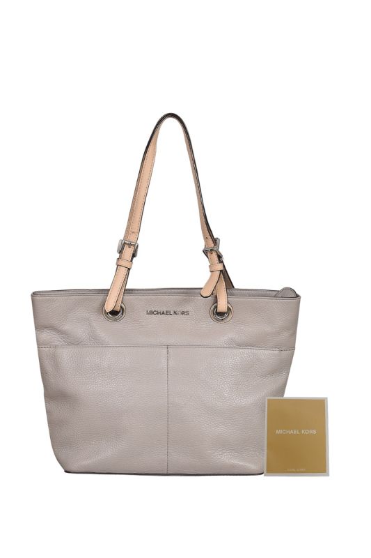 Michael Kors Grey Saffiano Leather Tote Bag