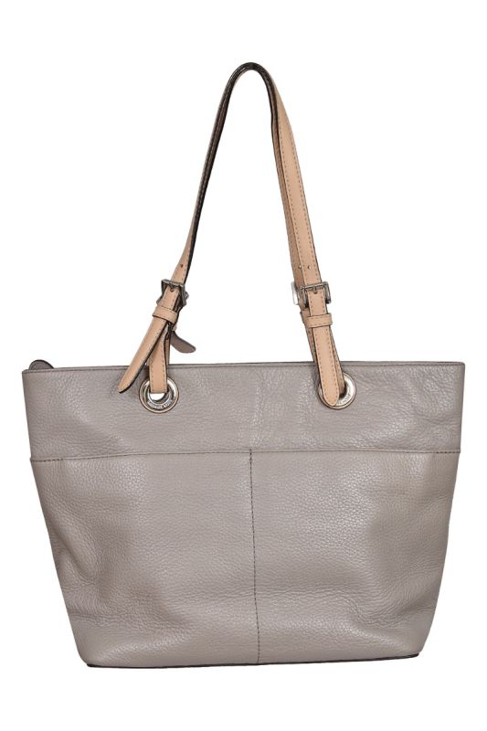 Michael Kors Grey Saffiano Leather Tote Bag