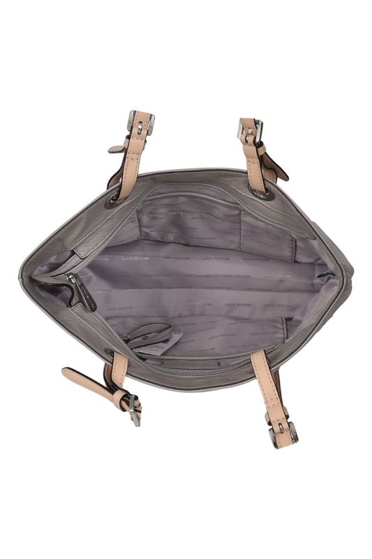 Michael Kors Grey Saffiano Leather Tote Bag