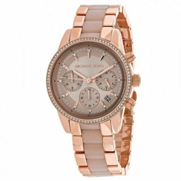 MICHAEL KORS GTILZ CHRONOGRAPH CRYSTALLIZED WATCH