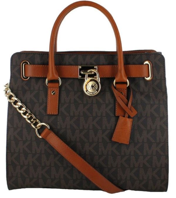 MICHAEL KORS HAMILTON MONOGRAM SIGNATURE BAG