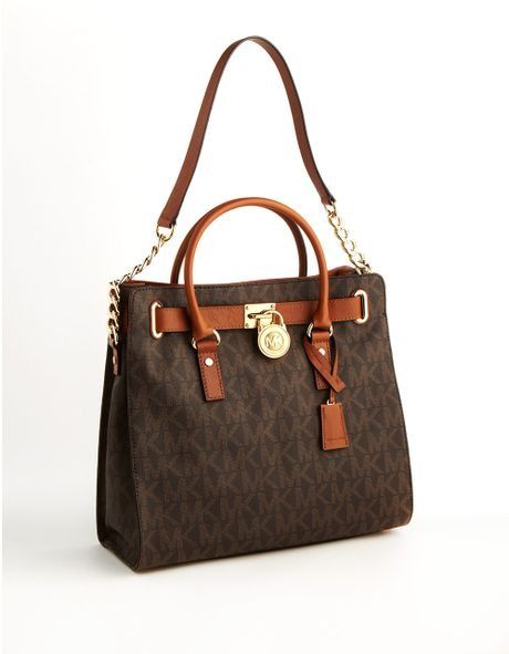 MICHAEL KORS HAMILTON MONOGRAM SIGNATURE BAG