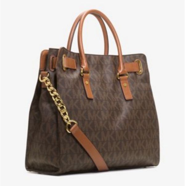 MICHAEL KORS HAMILTON MONOGRAM SIGNATURE BAG