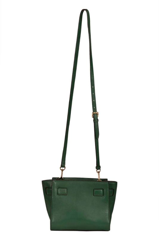 Michael Kors Hamilton Traveler Green Leather Bag