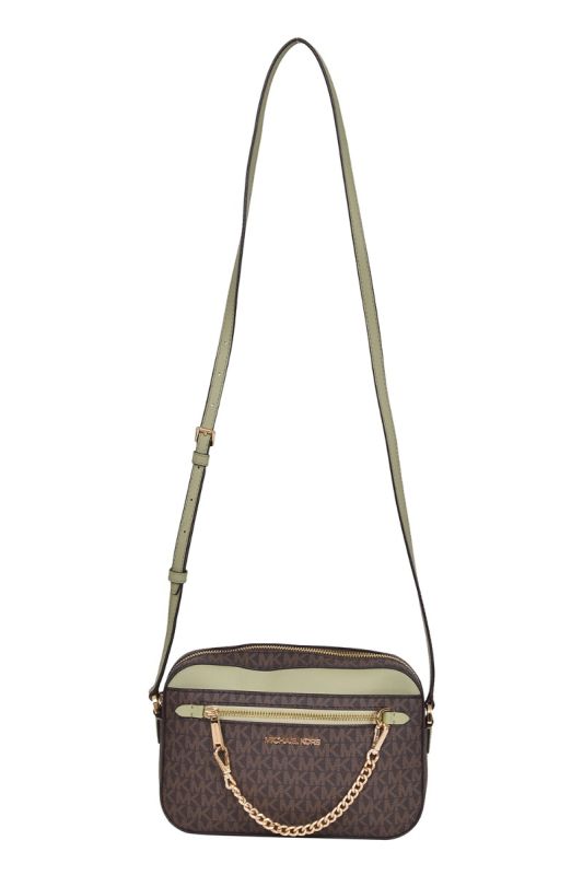 Michael Kors Jet Set East West Zip Chain Crossbody Bag