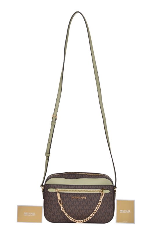 Michael Kors Jet Set East West Zip Chain Crossbody Bag