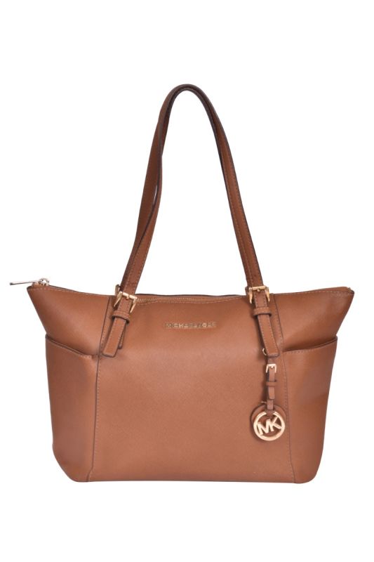 Michael Kors Jet Set ItemBrown Leather Tote Bag