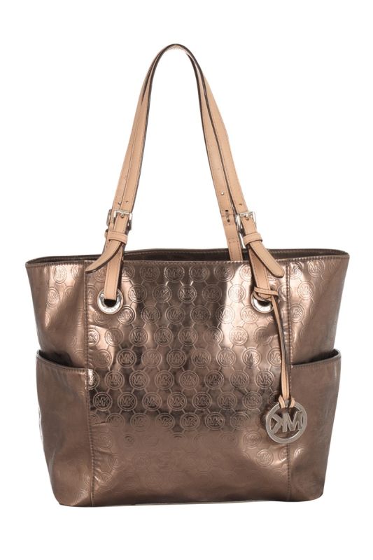 MICHAEL KORS JET SET LEATHER TOTE BAG