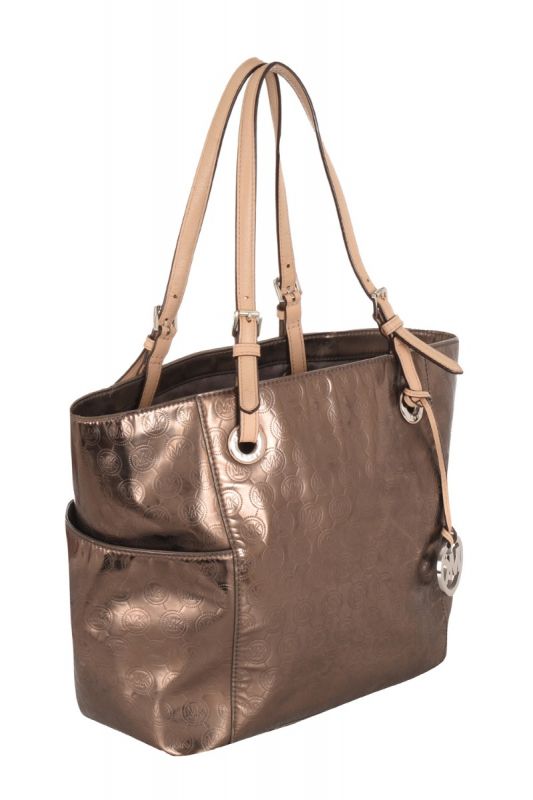 MICHAEL KORS JET SET LEATHER TOTE BAG