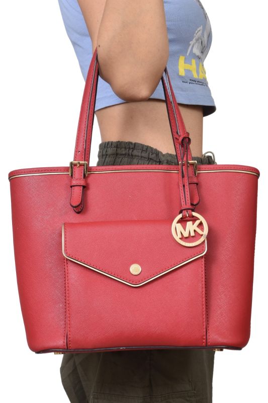 Michael Kors Jet Set Pocket Tote Bag