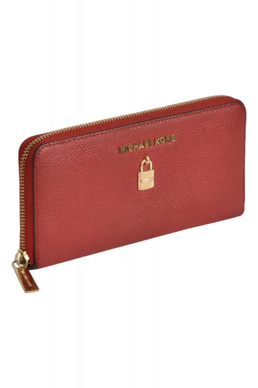 Michael Kors Jet Set Red Zip around Wallet