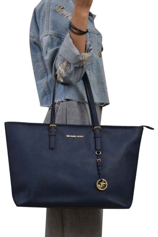 Michael Kors Jet Set Saffiano Large Bag