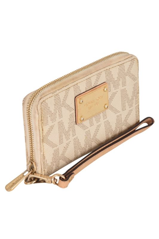 MICHAEL KORS JET SET ZIP AROUND WALLET