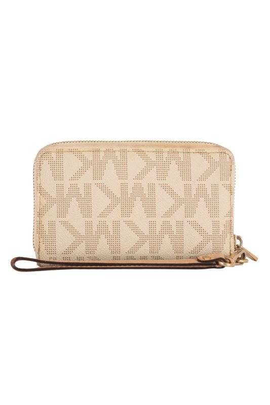 MICHAEL KORS JET SET ZIP AROUND WALLET