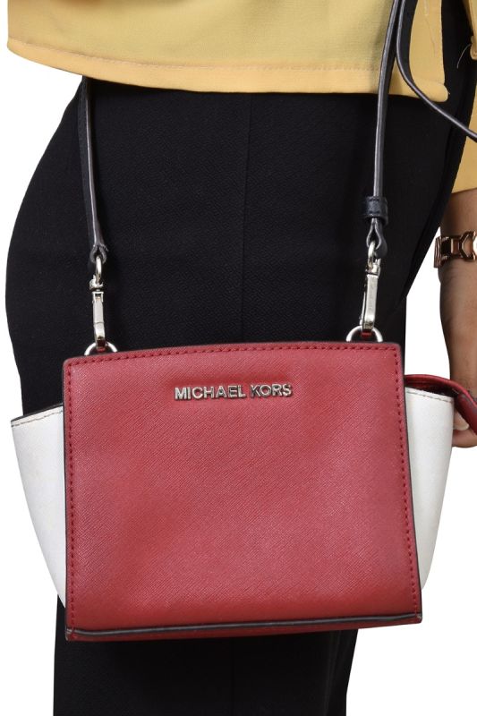 Michael Kors Leather Gloria Handbag