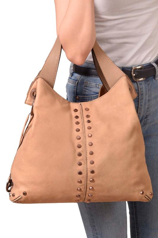 Michael Kors Leather Hobo Shoulder Bag