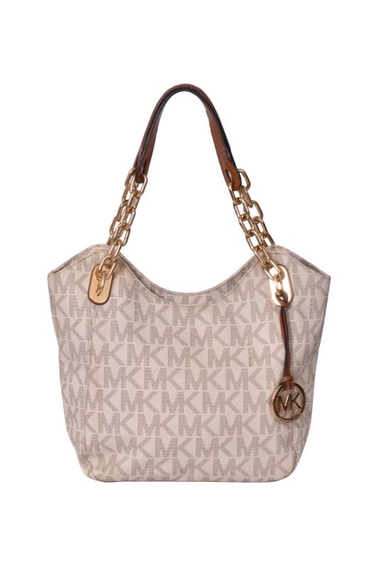 Michael Kors Lilly Vanilla Monogram Tote