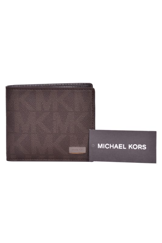 Michael Kors Men’s Jet Set Monogram Bi - fold Wallet